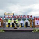 Presiden Joko Widodo Resmikan Bendungan Sadawarna di Sumedang
